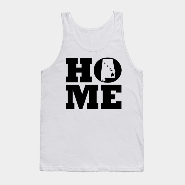 Alabama and Hawai'i HOME Roots by Hawaii Nei All Day Tank Top by hawaiineiallday